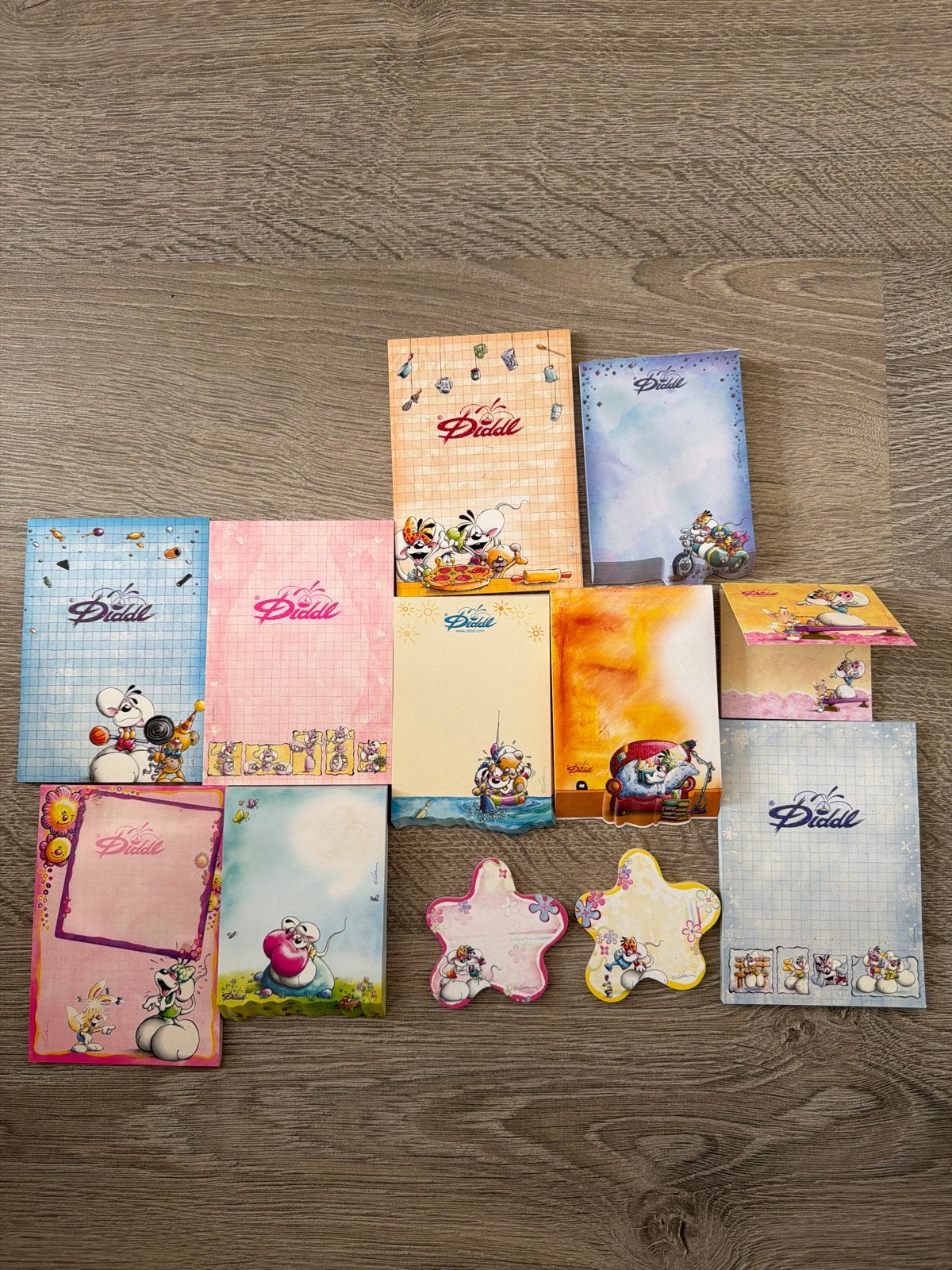Diddl blokjes - Diverse notitieblokken en memoblokken, Verzamelen, Diddl, Ophalen of Verzenden, Diddl, Gebruikt, Papier, Kaart of Schrift