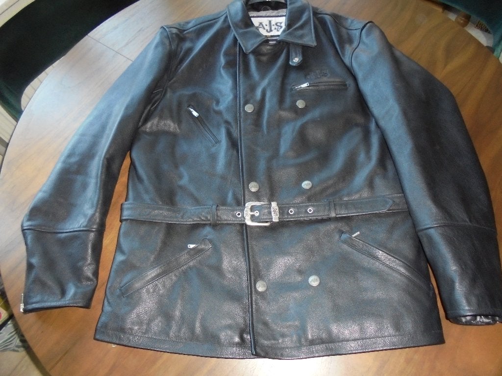 leren motor jas AJS nieuw maat 3xl, Ophalen of Verzenden, Nieuw zonder kaartje, Jas | leer, AJS