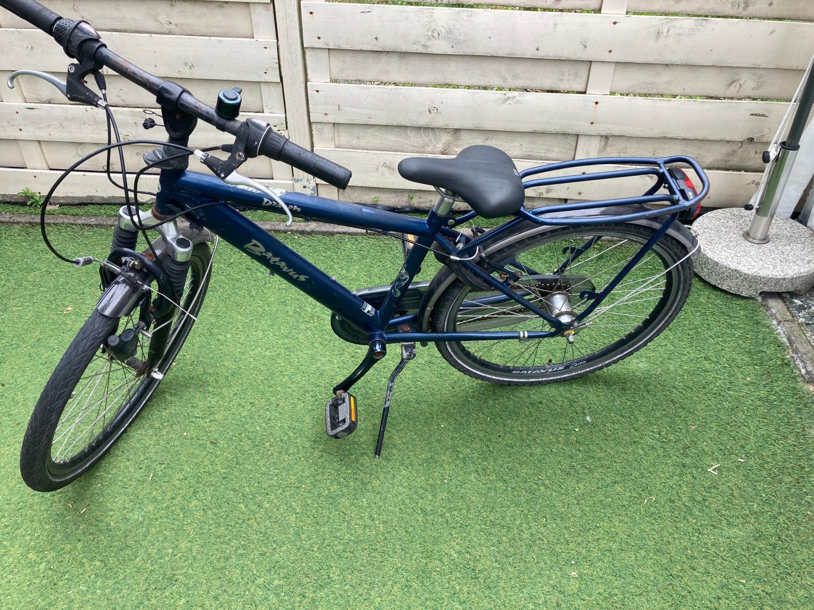 Batavus Dragon kinderfiets blauw, Fietsen en Brommers, Ophalen, Gebruikt, 26 inch of meer