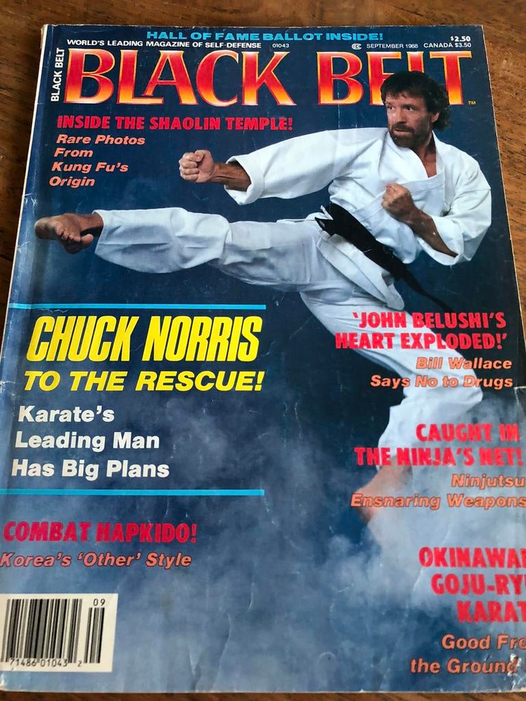 Gevechtssport Tijdschrift mey chuck norris, Ophalen of Verzenden, Zo goed als nieuw