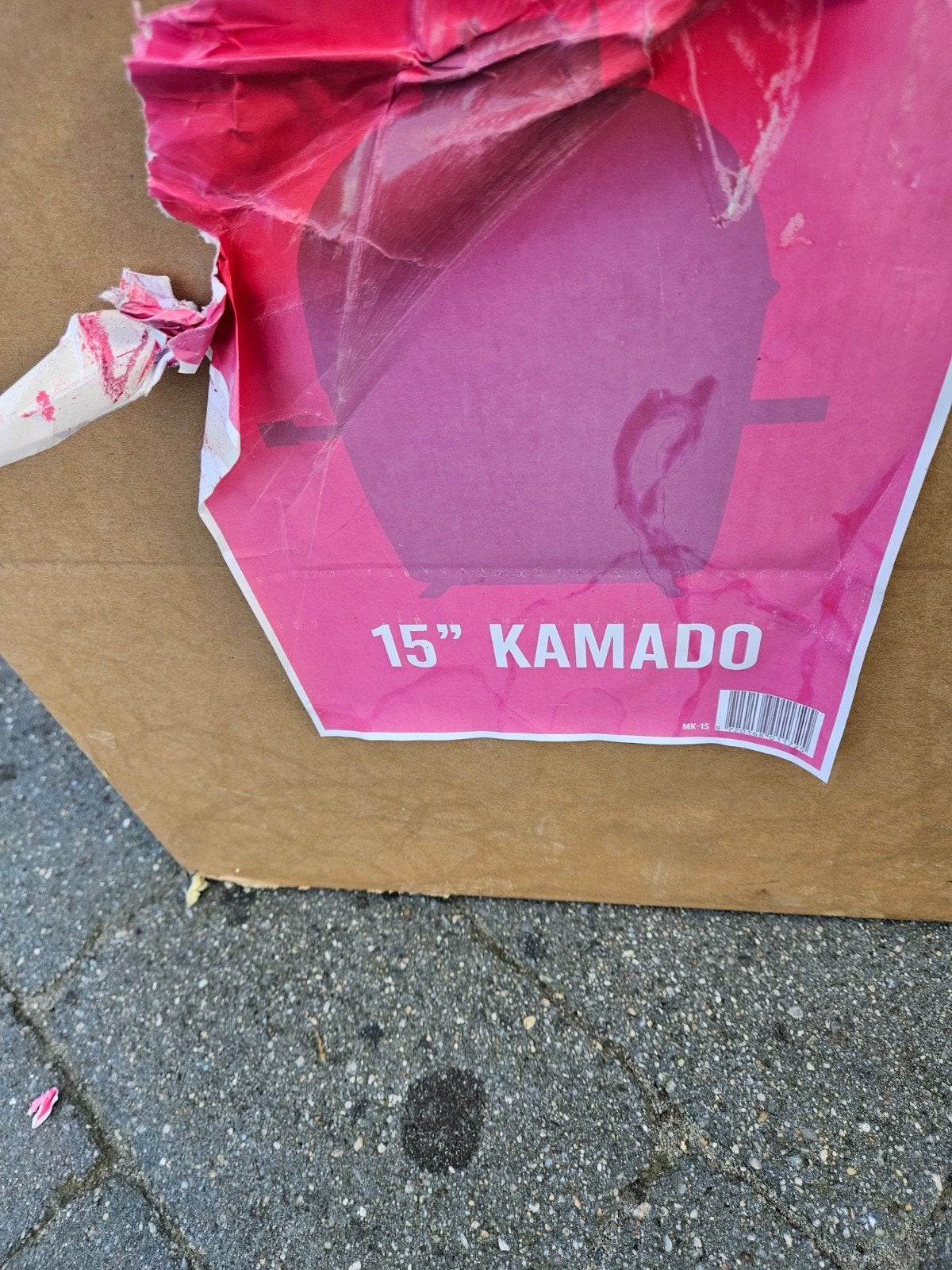 kamado bbq, Ophalen, Nieuw