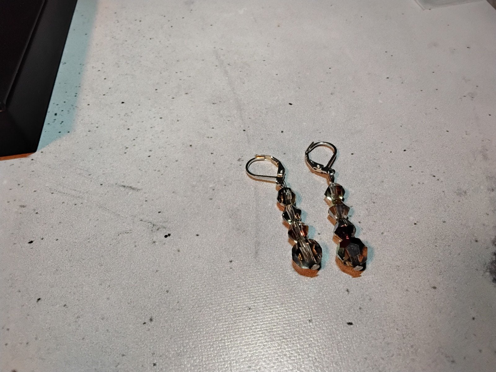mooie strass oorbellen, Ophalen of Verzenden, Zo goed als nieuw, Overige materialen