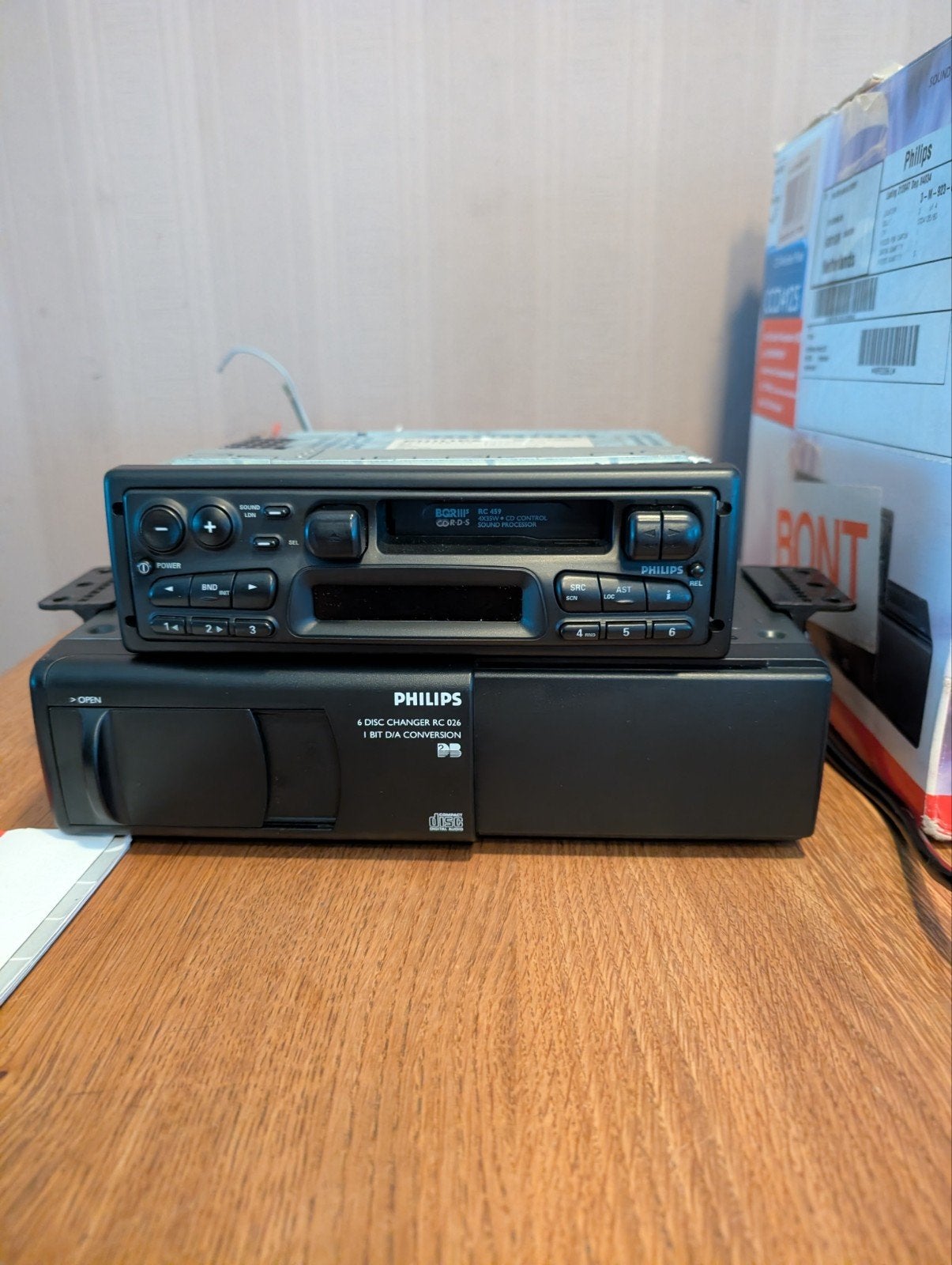 Philips CCD4125 Autoradio met CD-wisselaar, Ophalen of Verzenden, Zo goed als nieuw