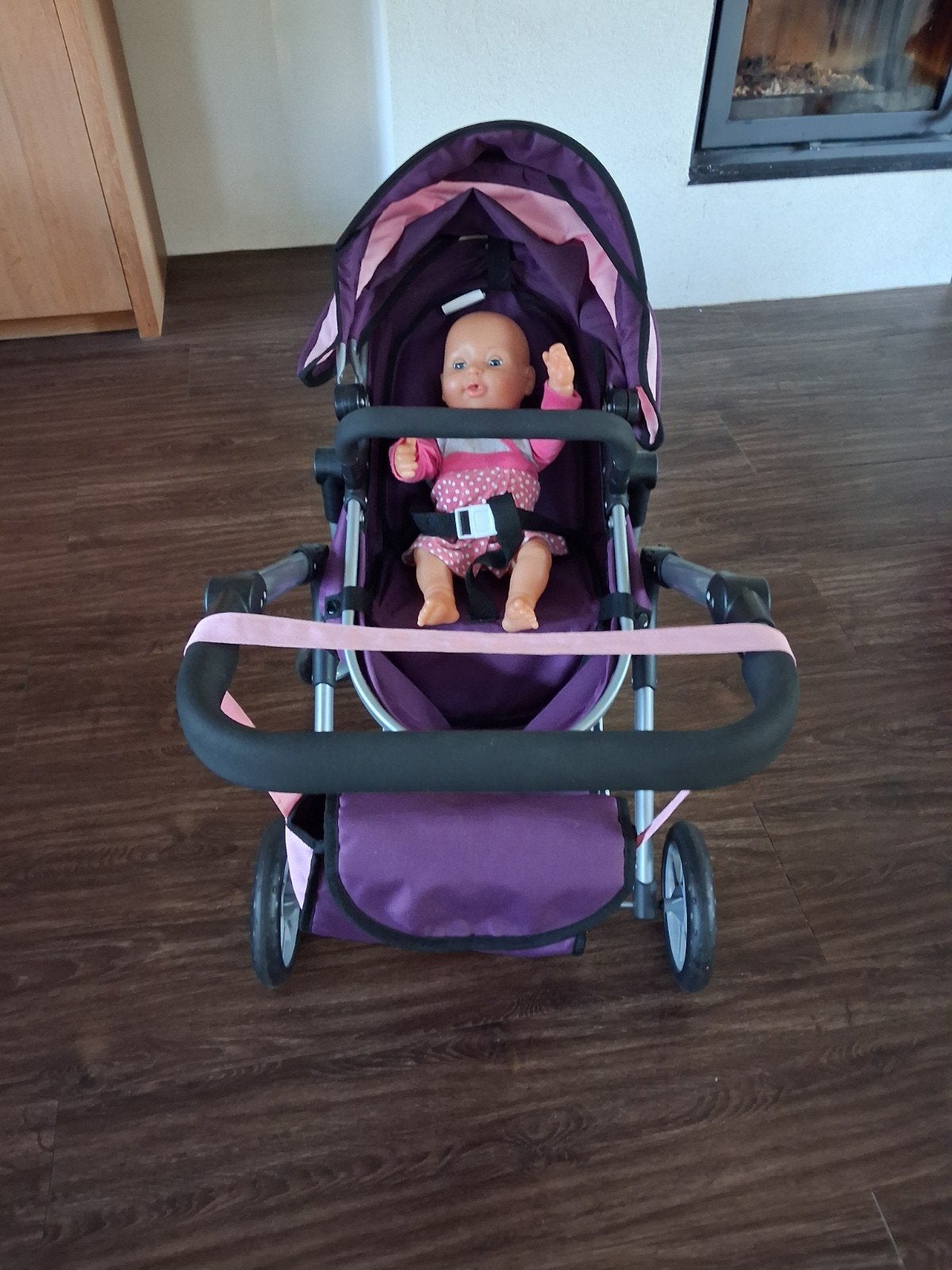 Bayer poppenwagen, Ophalen, Zo goed als nieuw, Babypop