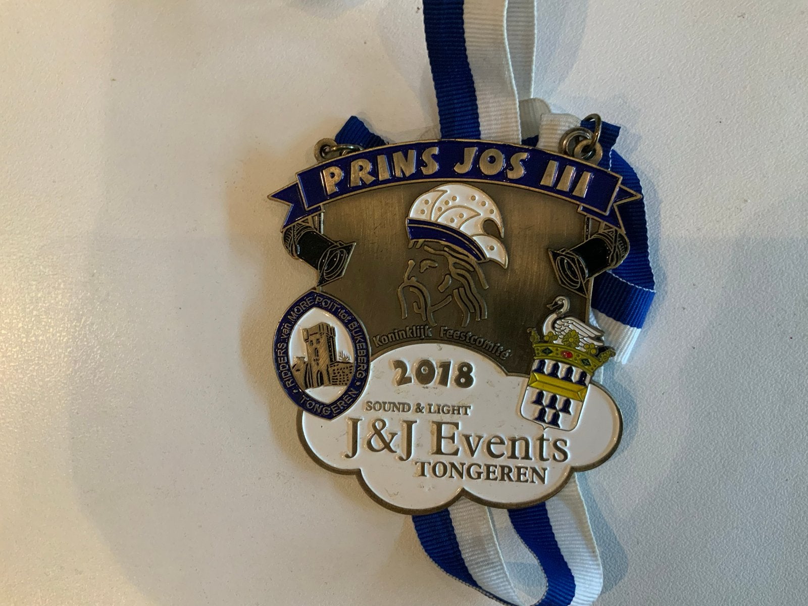 Medaille Prins Jos III Tongeren 2018, Ophalen of Verzenden, Overige materialen, Buitenland