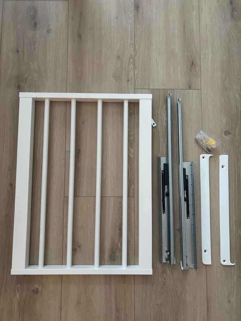 Ikea Komplement uittrekbare broekhanger rekje wit 50x58 cm, Ophalen, Zo goed als nieuw