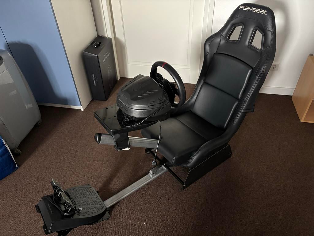 Playseat Evolution met Thrustmaster T300 Ferrari Edition, Ophalen, Zo goed als nieuw, Playseat of Racestoel, PlayStation 3