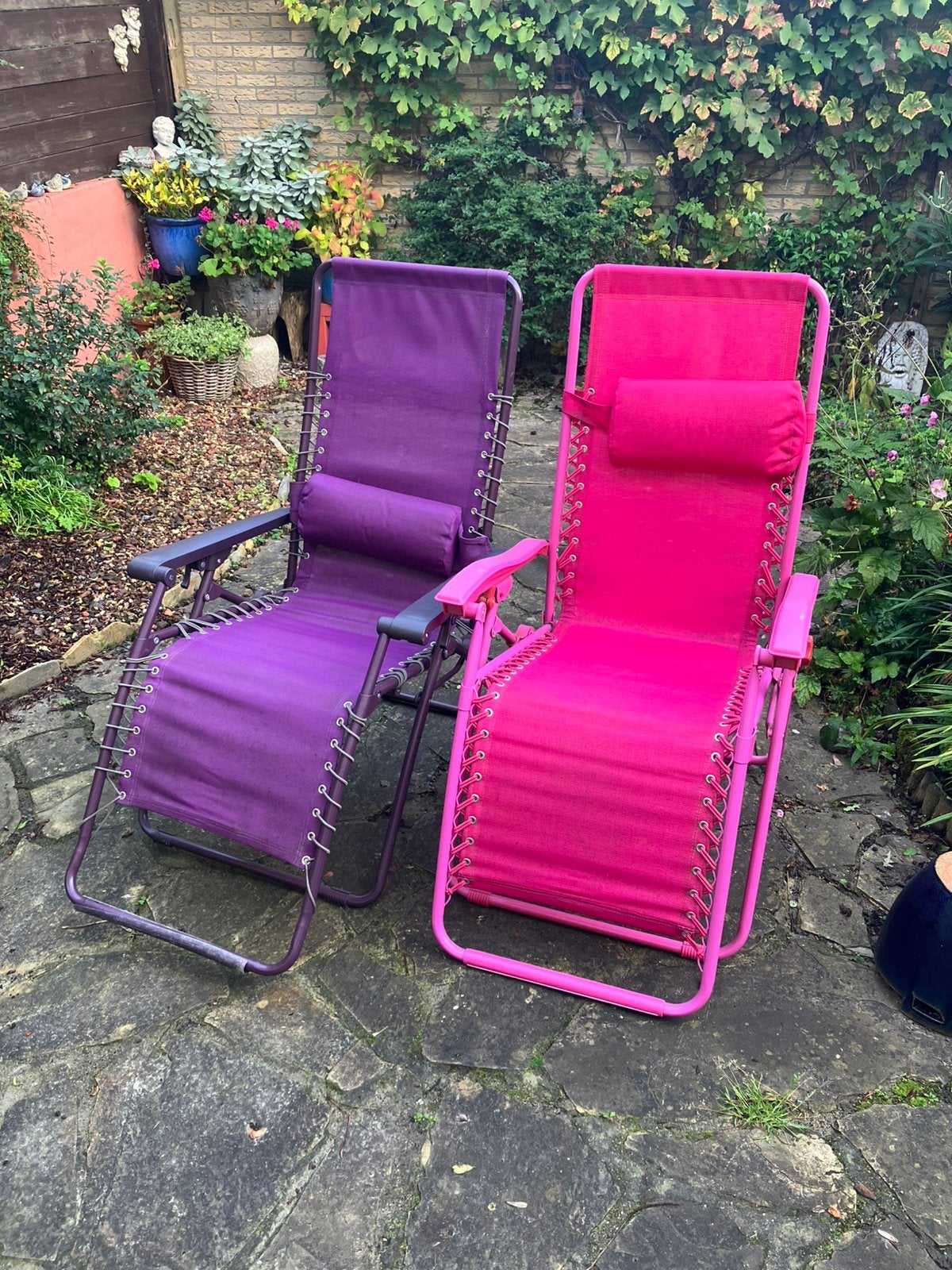 Gratis twee tuinstoelen, Tuin en Terras, Ophalen, Gebruikt, Kunststof