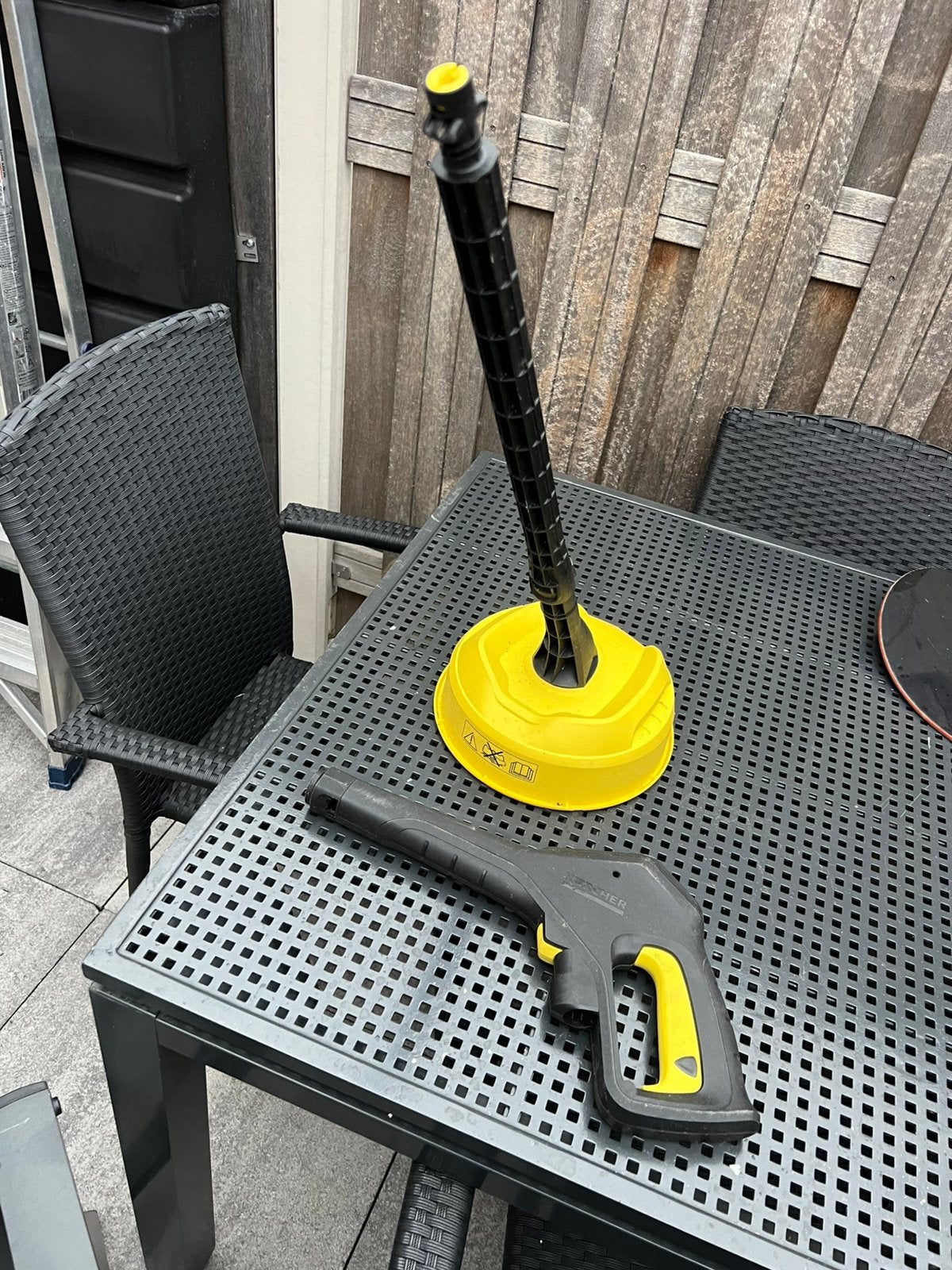 Kârcher spuitpistool K4 met  terrasreiniger teab, Ophalen of Verzenden, Zo goed als nieuw, Elektrisch