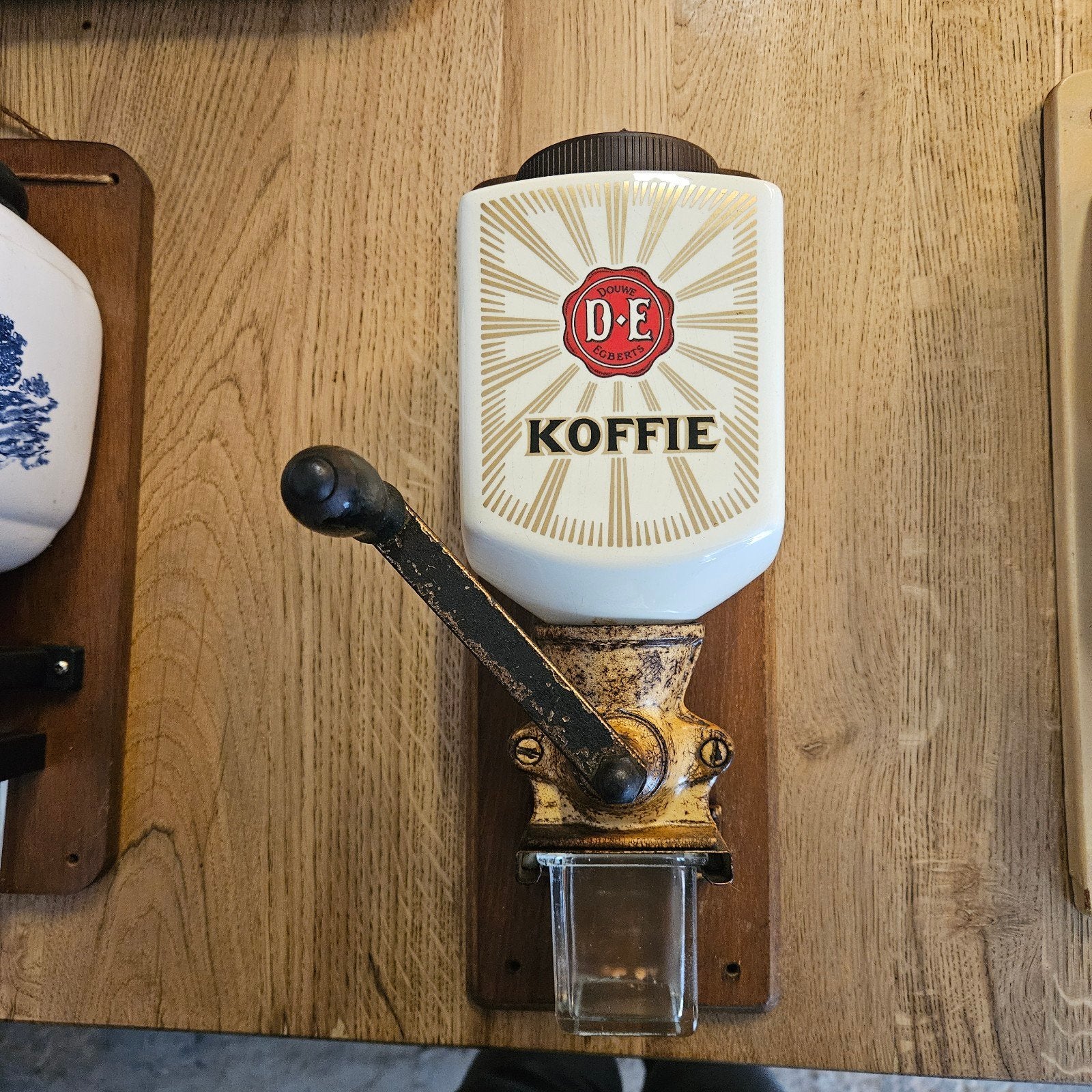 Vintage Douwe Egberts Koffiemolen - Wandmodel, Antiek en Kunst, Ophalen