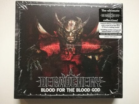 DEBAUCHERY - blood for the blood god 3CD DIGIPAK, Ophalen of Verzenden, Nieuw in verpakking, Album