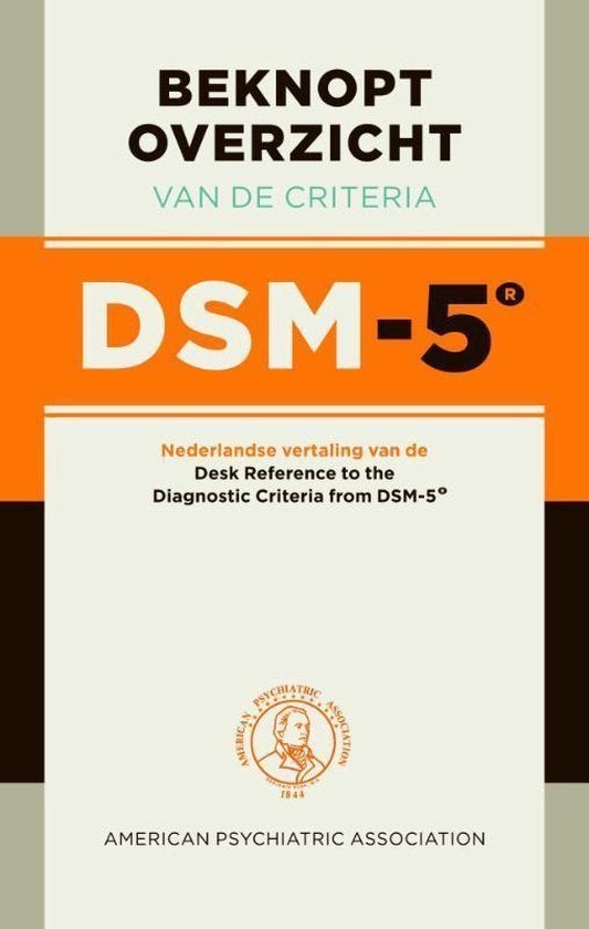 Beknopt overzicht van de criteria DSM-5, Ophalen of Verzenden, Beta, HBO