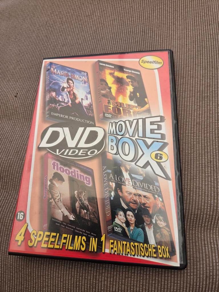 DVD Movie Box 6: 4 Speelfilms in 1 Fantastische Box, Vanaf 16 jaar, Ophalen of Verzenden, Gebruikt