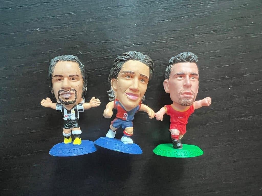 Drie corinthian voetbal figuurtjes, Ophalen of Verzenden, Gebruikt