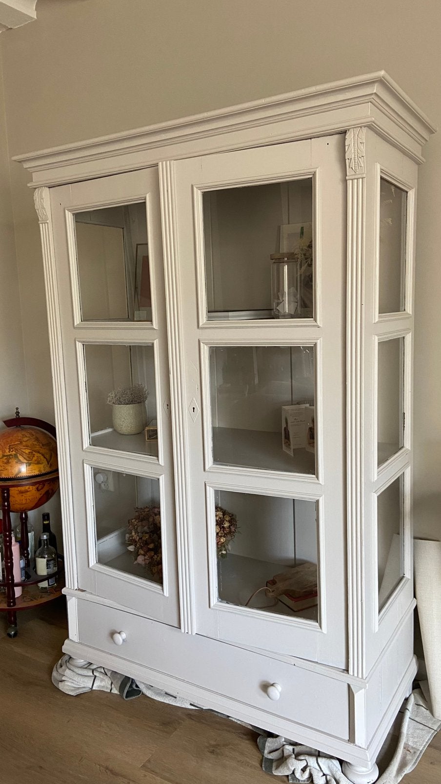 Buffetkast/vitrine kast, Ophalen, Gebruikt, 100 tot 150 cm, Vintage