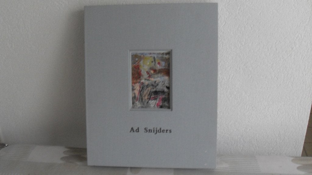 AD SNIJDERS ;gesigneerd kunstwerk/gesigneerd boek/cassette, Met glas, Ophalen of Verzenden, Overige techniek