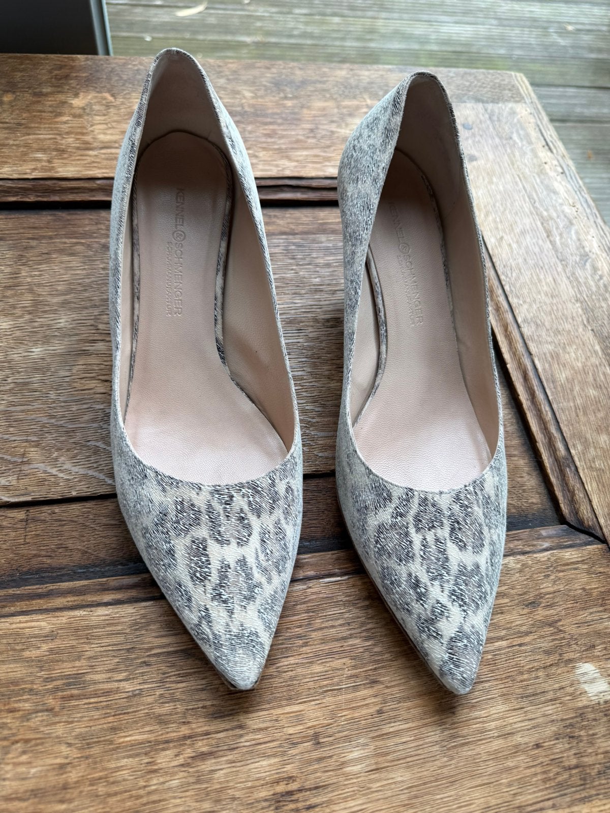 Kennel& Schmenger pumps  mooie print maat 7,5, Ophalen of Verzenden, Zo goed als nieuw, Overige kleuren, Pumps
