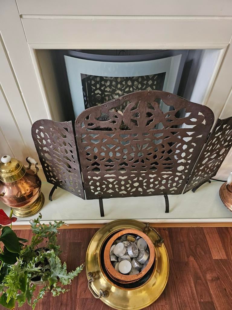Openhaardscherm!, Huis en Inrichting, Haarden, Ophalen of Verzenden, Inbouwhaard, Houthaard