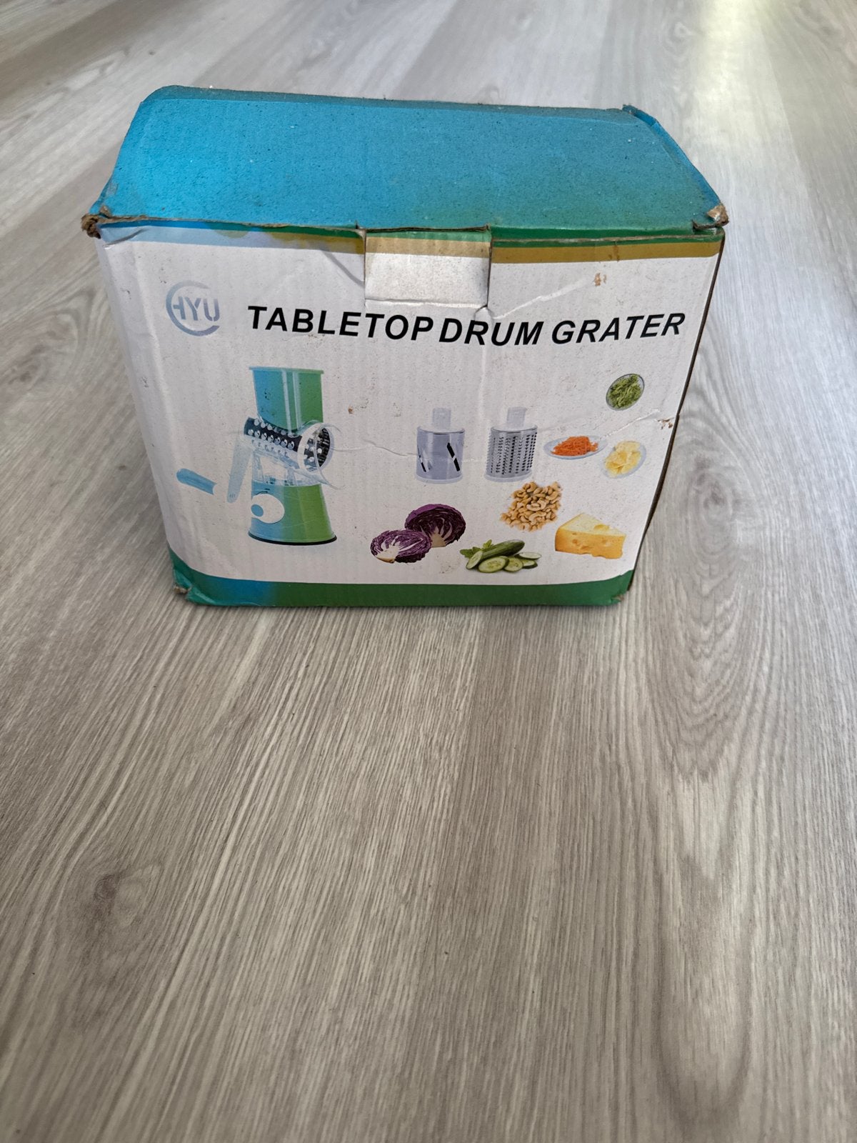 AYU Tafelblad Trommelrasp - Groente en Kaas Snijder, Ophalen, Overige typen, Nieuw, Metaal