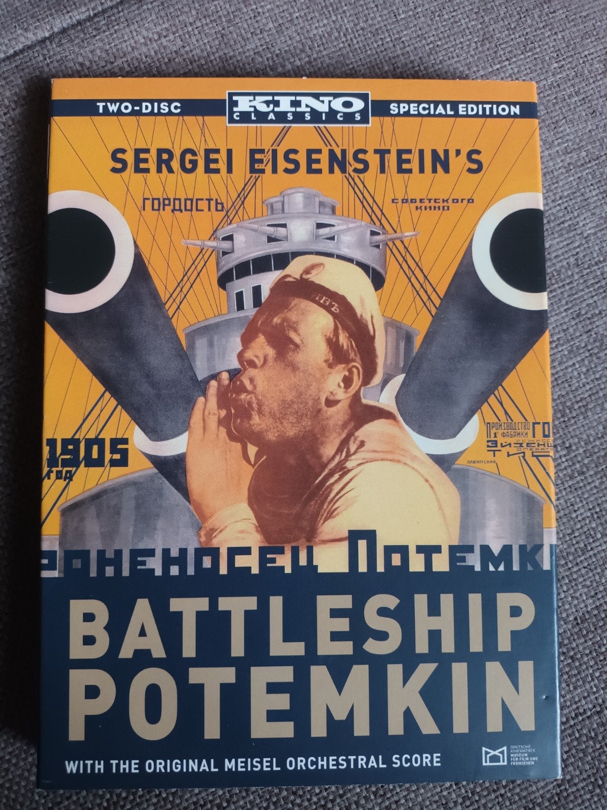 Battleship Potemkin - Kino lorber (2-DVD set), Engels, Engels, Ophalen of Verzenden, Zo goed als nieuw