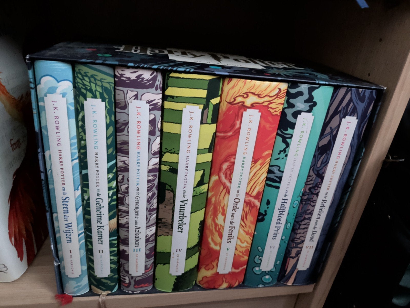 Harry Potter Complete Boxset - Nederlandse Editie, Boeken, Ophalen, Zo goed als nieuw, J.K. Rowling
