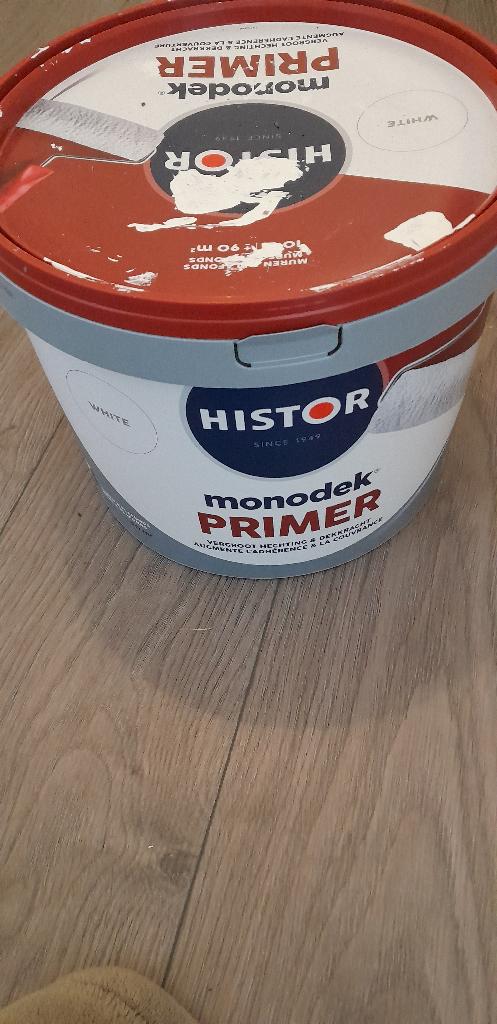 Histor monodek 2x volle emmer witsel (nog dicht), Ophalen, Wit, Nieuw, Verf