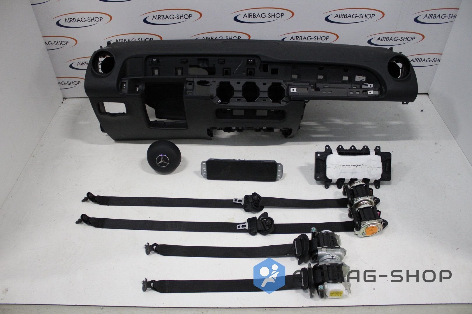 Mercedes -Benz GLB X247 W247 Airbagset dashboard Orgineel, Gebruikt, -, Ophalen of Verzenden, -
