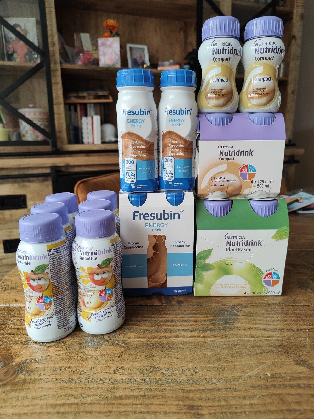 verschillende smaken nutrisdrink, Ophalen