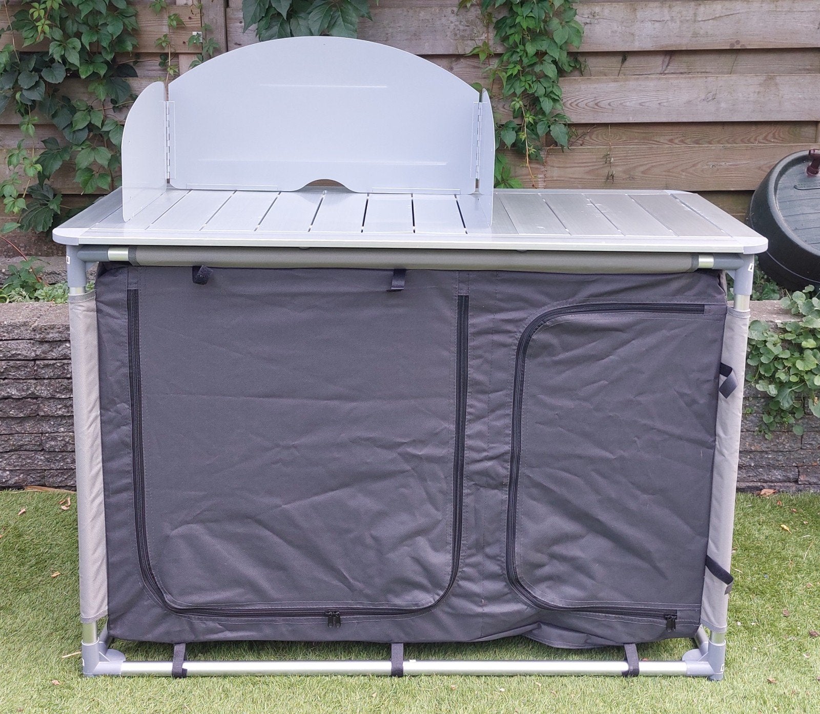 Obelink Rodeo Luxe Campingkeuken met Wasbak en Windscherm, Caravans en Kamperen, Kampeermeubelen, Ophalen, ., Zo goed als nieuw