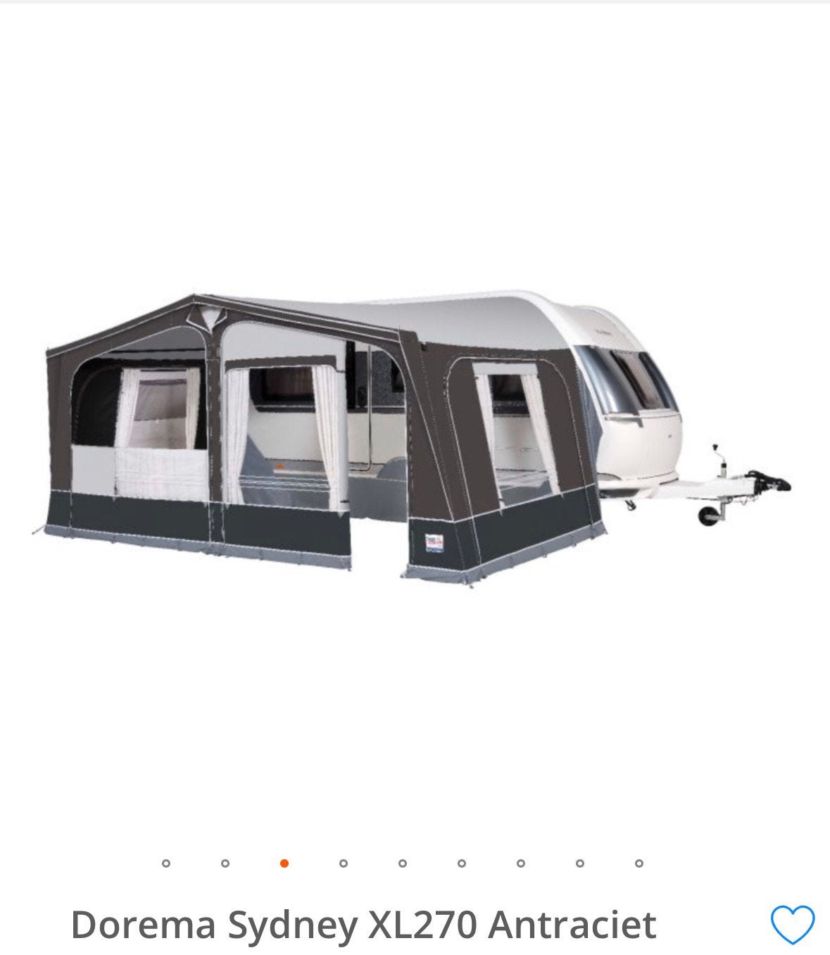 Dorema Sydney XL (270) voortent en Locarno season luifel, Caravans en Kamperen, Ophalen, Zo goed als nieuw