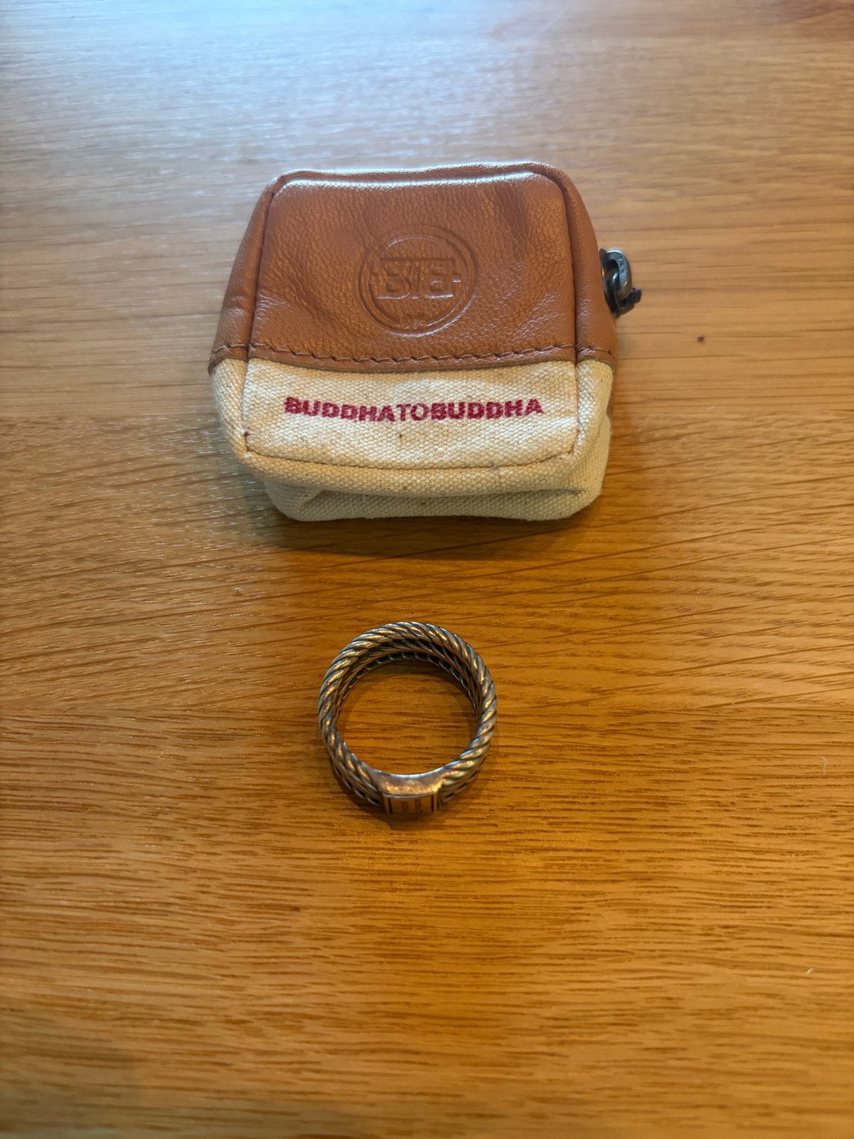 Buddha to Buddha ring, maat 19, zilver Edwin, Sieraden, Tassen en Uiterlijk, Ringen, 19 tot 20, Ophalen of Verzenden, Zo goed als nieuw