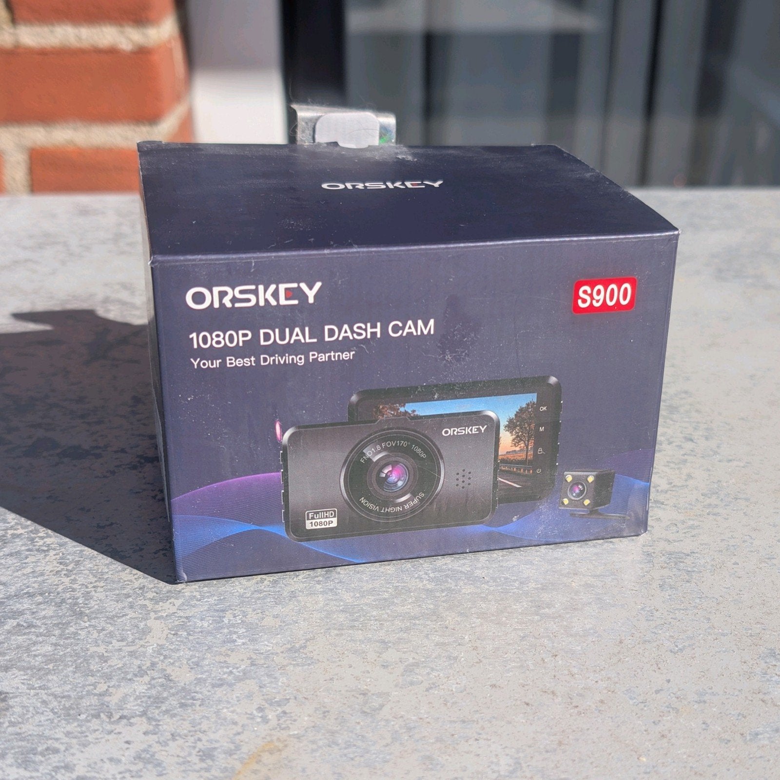 ORSKEY S900 1080P Dual Dash Cam - nieuw, Ophalen of Verzenden, Nieuw