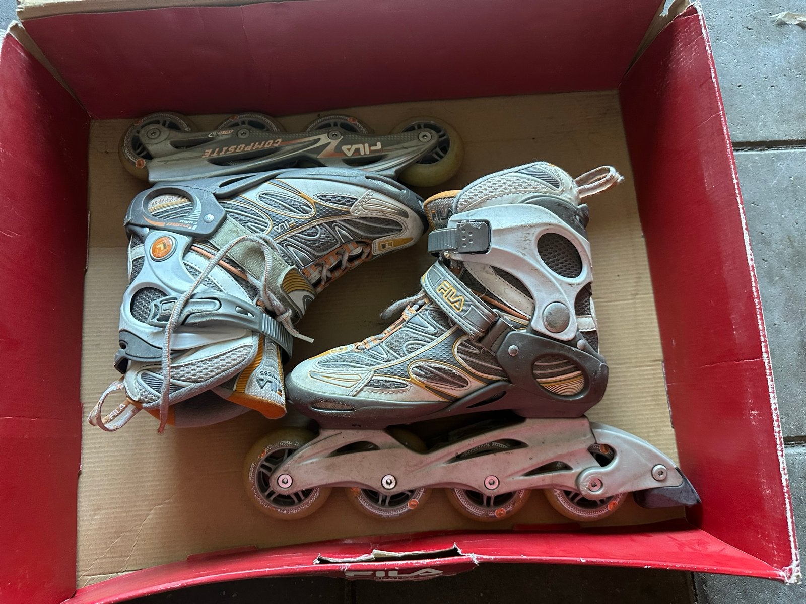 Fila Primo Comp Lady Skeelers Maat 38, Gebruikt, Inline skates 4 wielen, Dames, Ophalen
