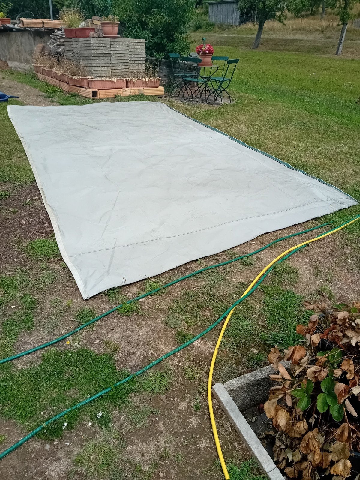 Caravan Voortentluifel , 5.5 meter breed met dubb.pees!, Caravans en Kamperen, Ophalen of Verzenden, Gebruikt