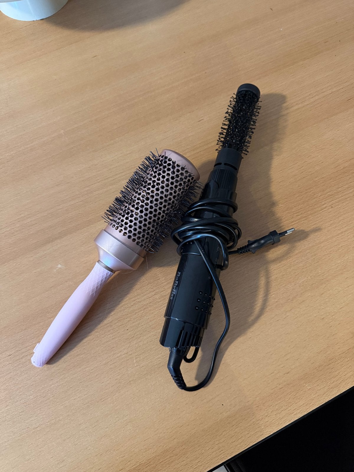 BaByliss Heteluchtborstel + Ronde Föhnborstel, Ophalen, Gebruikt, Föhn of Haardroger