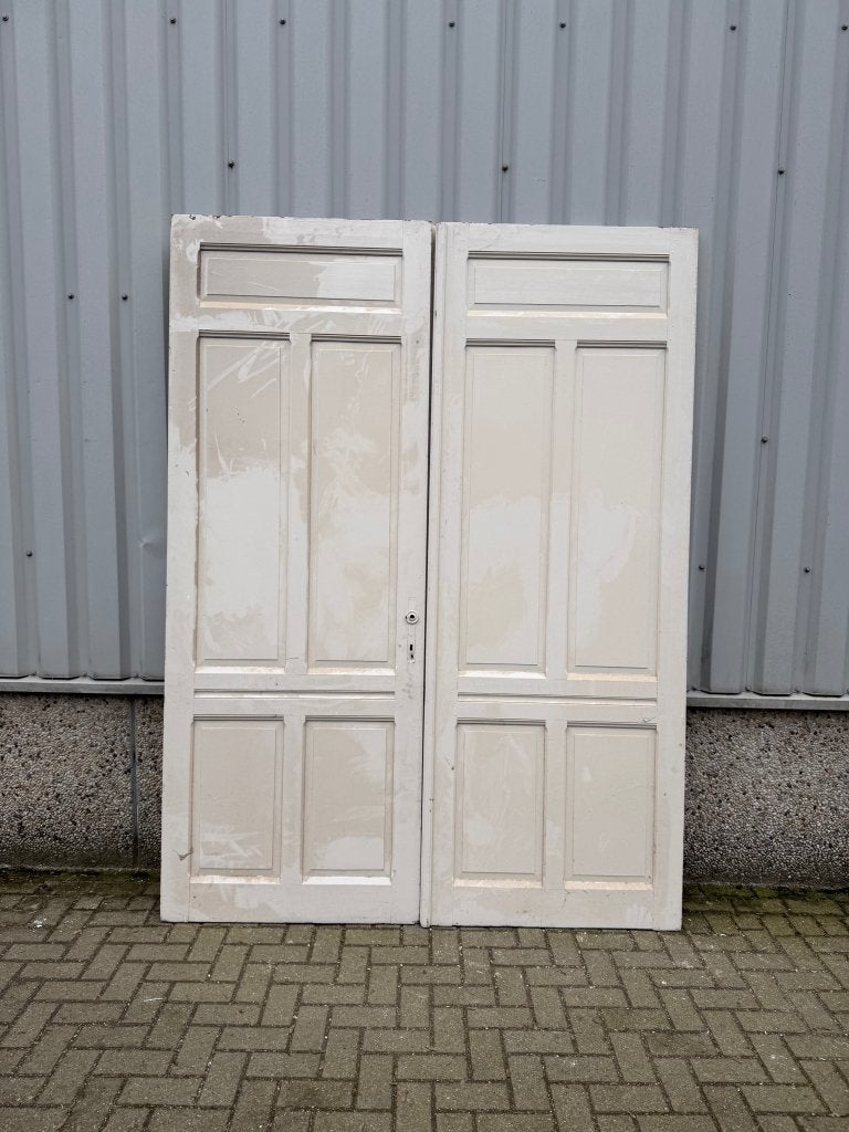 Prachtset antieke dubbele deuren 95,5 x 260, La belle porte, Jurgen.hoogenboezem@gmail.com, Ophalen of Verzenden, Vouwdeur