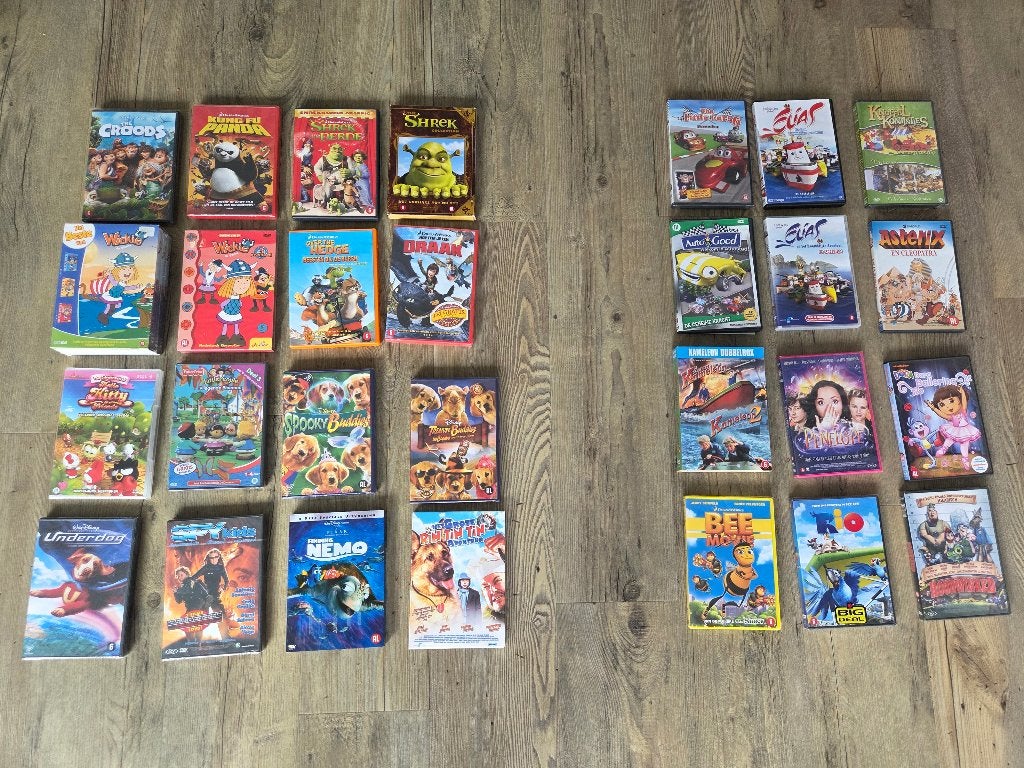 Diverse kinder DVD's - Disney, Dreamwork, Cd's en Dvd's, Dvd's | Kinderen en Jeugd, Animatie, Alle leeftijden, Nederlands, Zo goed als nieuw
