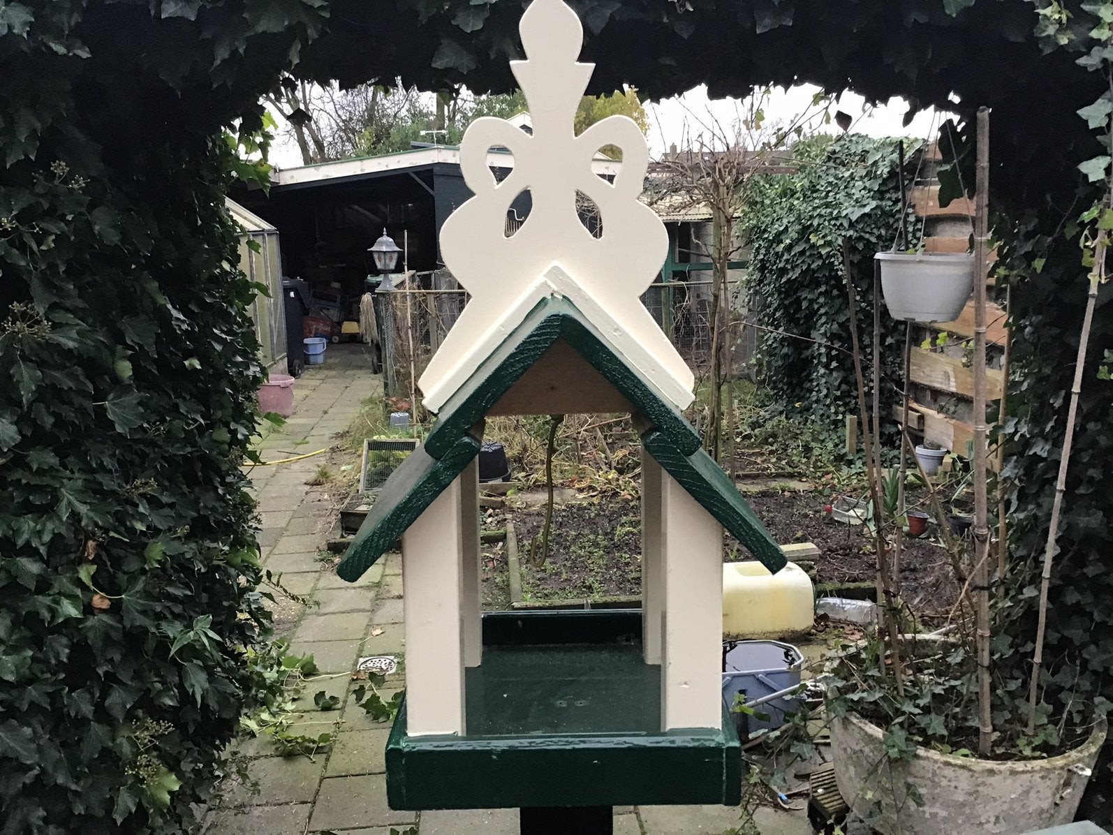 Voeder huisje op paal.uilenbordt, Tuin en Terras, Ophalen of Verzenden, Zo goed als nieuw