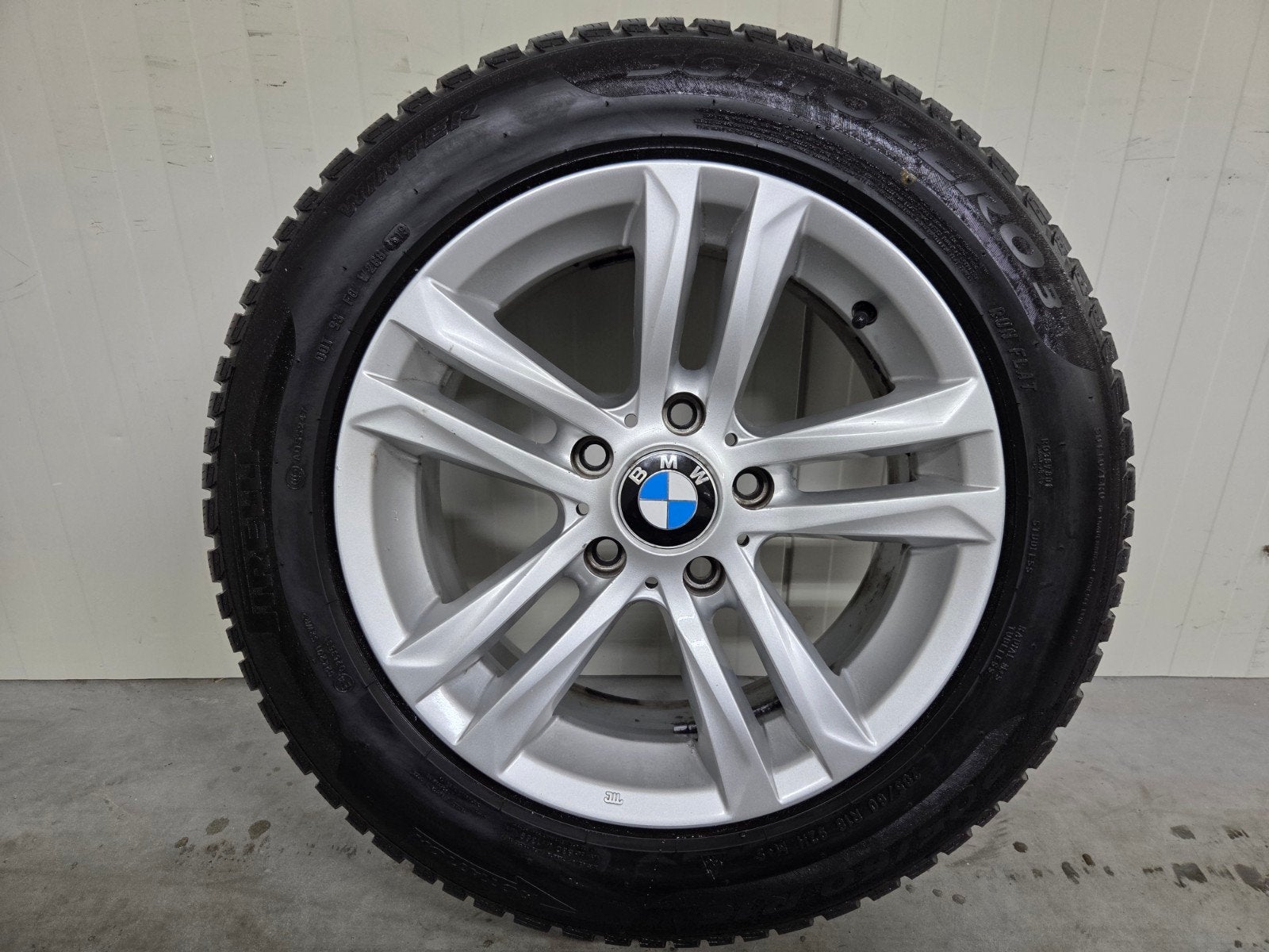 Bmw 3 serie F30 F31 16 inch velgen winterbanden Pirelli, Ophalen, 16 inch, Band(en), 205 mm