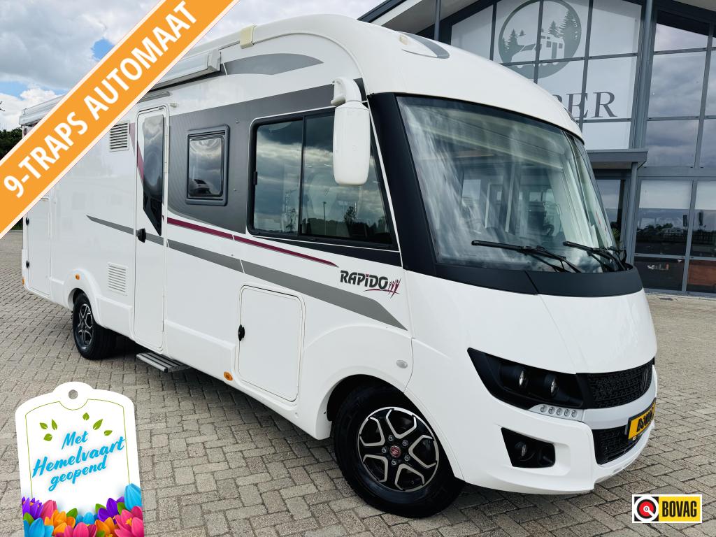 Rapido I 886 F Automaat Queensbed Airco Uitmuntende staat, Caravans en Kamperen, Campers, Bedrijf, tot en met 4, Integraal, Rapido