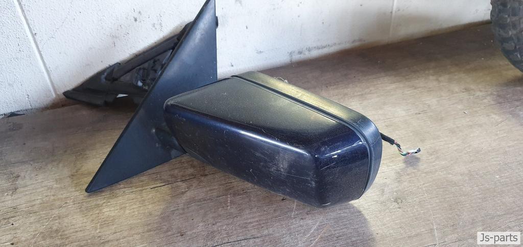 Linker spiegel orient blau BMW 3-serie E46 sedan/touring, Gebruikt, -, -, Ophalen of Verzenden