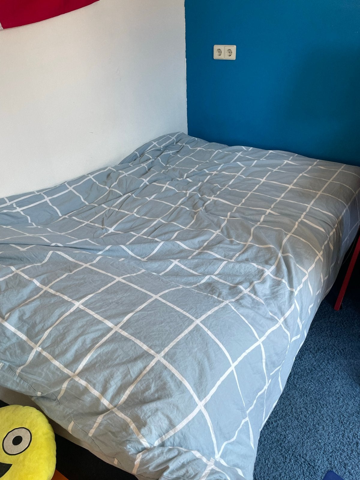 IKEA Slaapbank met opbergruimte en losse kussens, Ophalen, Gebruikt, Zwart, Tweepersoons