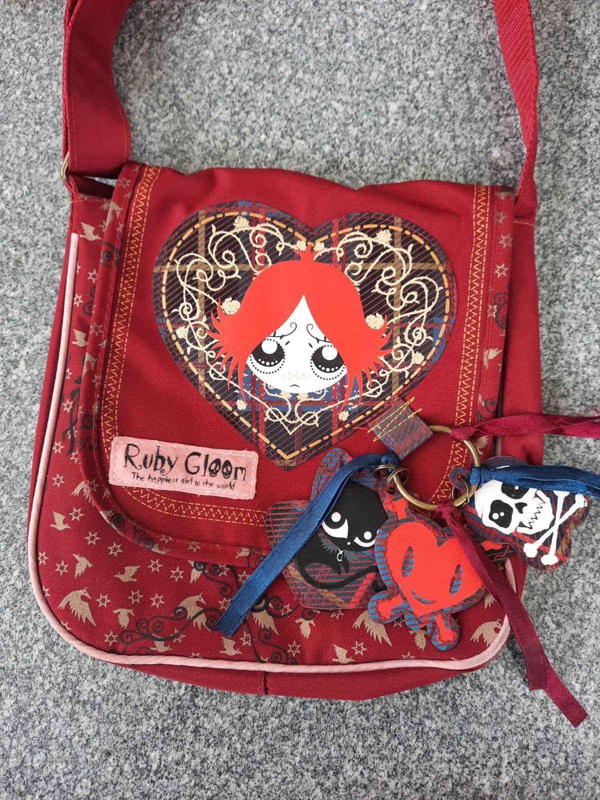 Ruby Gloom 'Broken Hearts Club' Schoudertas, Ophalen of Verzenden, Nieuw, Rood, Overige merken
