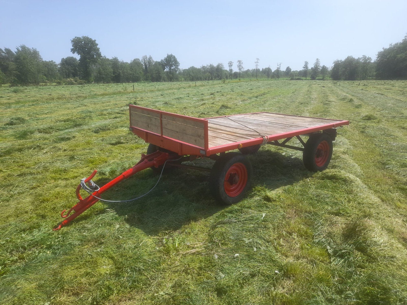 Hermes landbouw wagen, Ophalen