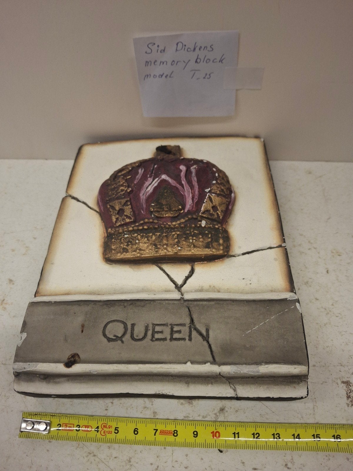 Sid Dickens Memory Block T-25 'Queen' Wanddecoratie, Ophalen of Verzenden