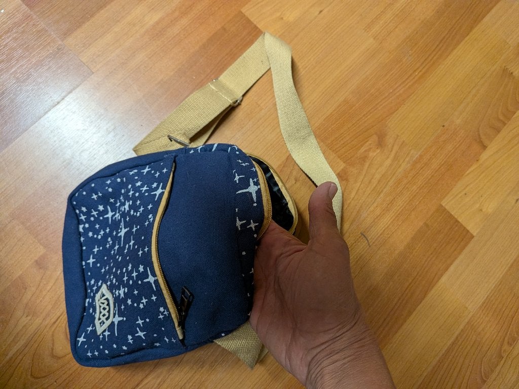 schoudertas, Ophalen of Verzenden, Zo goed als nieuw, Blauw, Overige merken