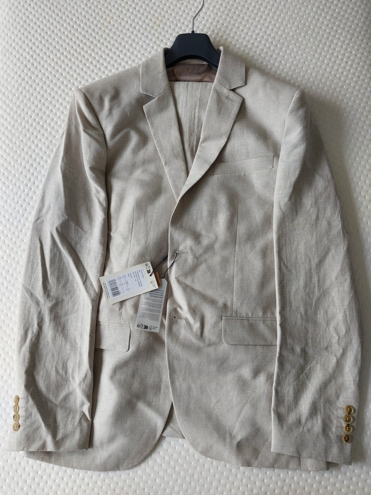 Pier One - kostuum, maat 54. Kleur: beige, Maat 52/54 (L), Beige, Nieuw, Pier One
