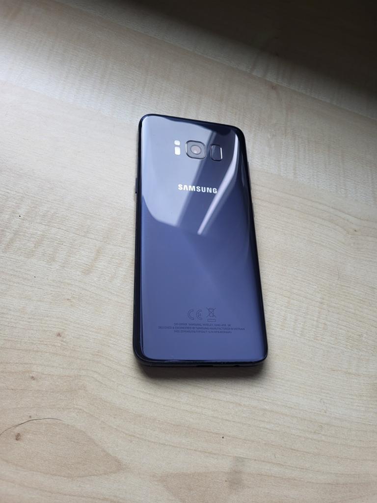 Samsung Galaxy s8 -> Zie beschrijving, Ophalen, Blauw, Touchscreen, 64 GB