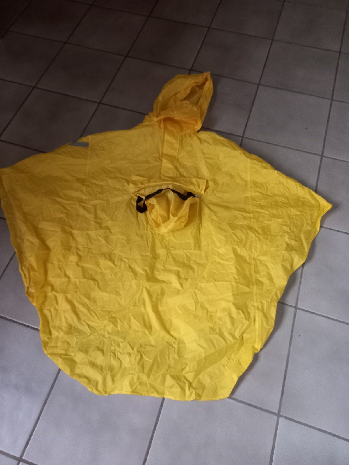 Fastrider Regenponcho - Geel, Ophalen of Verzenden, Zo goed als nieuw, Regenpak, Dames