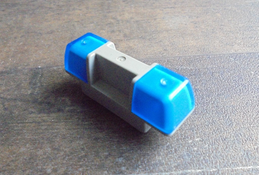 Lego Duplo Siren with Trans-Blue Lights (zie foto's) 3, Ophalen of Verzenden, Gebruikt, Losse stenen, Duplo